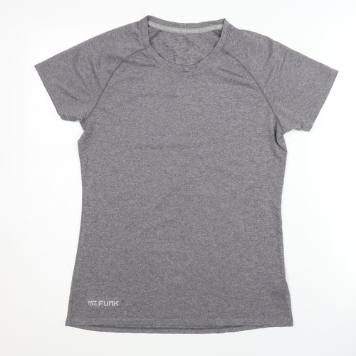 157 Funk Grey Women's Regular Fit Gym T-Shirt