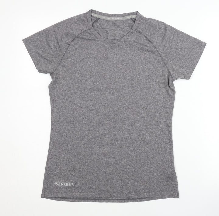 157 Funk Grey Women's Regular Fit Gym T-Shirt