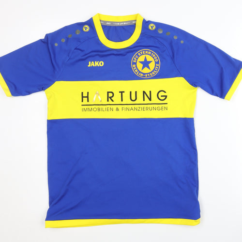 JAKO Boys Blue Sports Jersey, Football T-Shirt Size 164