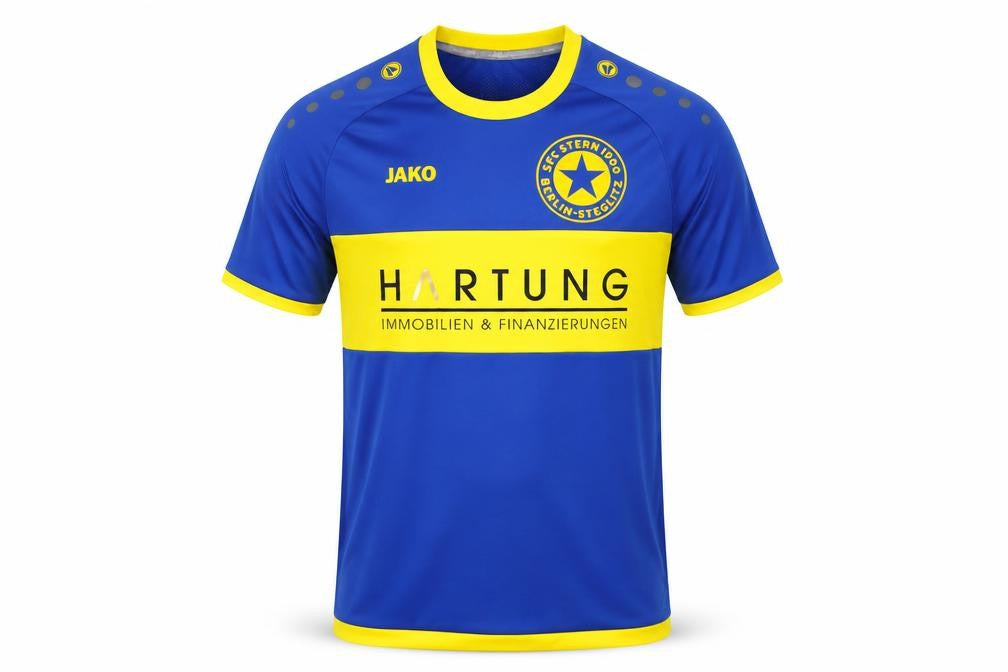 JAKO Boys Blue Sports Jersey, Football T-Shirt Size 164