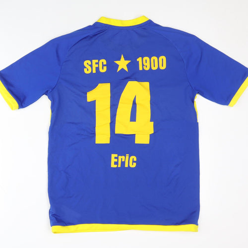 JAKO Boys Blue Sports Jersey, Football T-Shirt Size 164