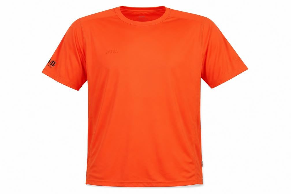 Front view of Jako Men's Orange 2XL Basic T-Shirt