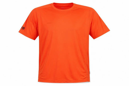 Front view of Jako Men's Orange 2XL Basic T-Shirt