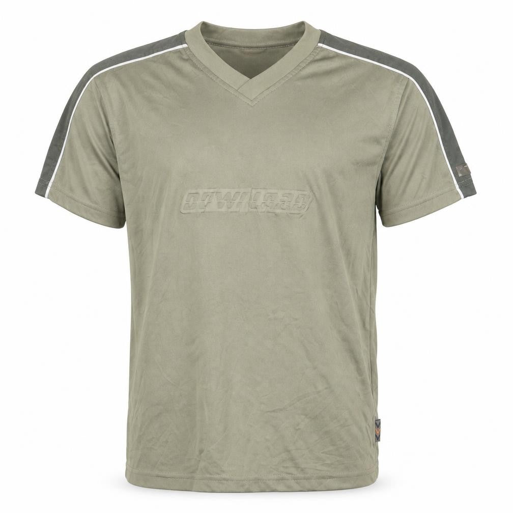 HERE & THERE Boys Green V-Neck Short Sleeve T-Shirt 12