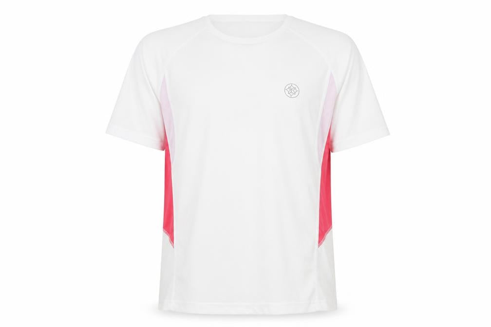 Front view of Crane Men's White L Basic T-Shirt for Gym