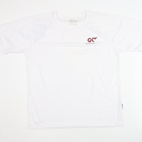 Cona Sport Men's White T-Shirt, Size L, Casual Jersey