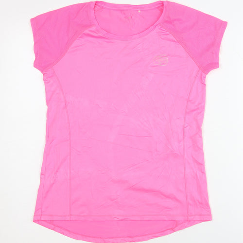 Yigga Girls Pink Athletic T-Shirt, Size 18, Lightweight & Breathable