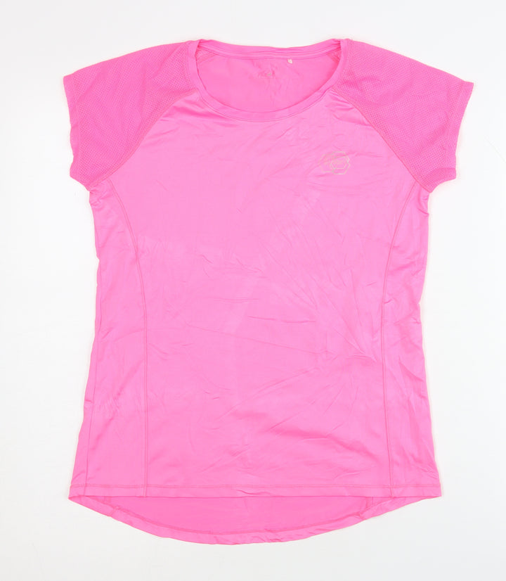 Yigga Girls Pink Athletic T-Shirt, Size 18, Lightweight & Breathable