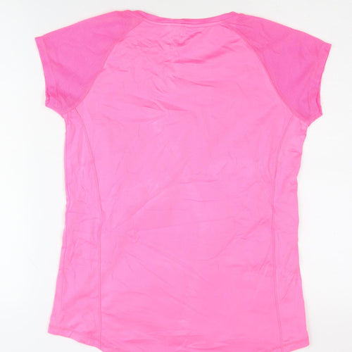 Yigga Girls Pink Athletic T-Shirt, Size 18, Lightweight & Breathable
