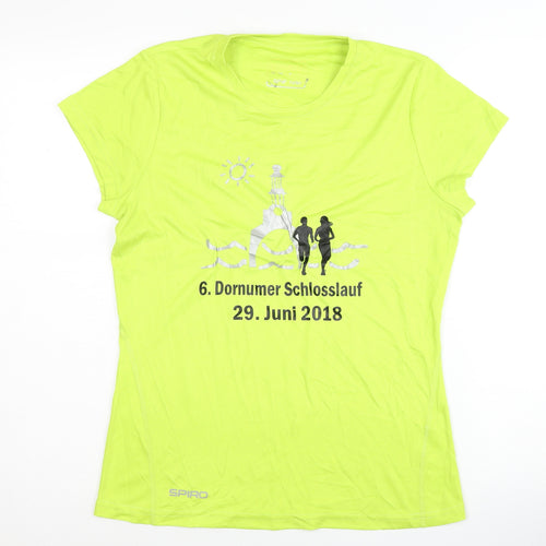 Spiro Women's Green Medium Jersey T-Shirt