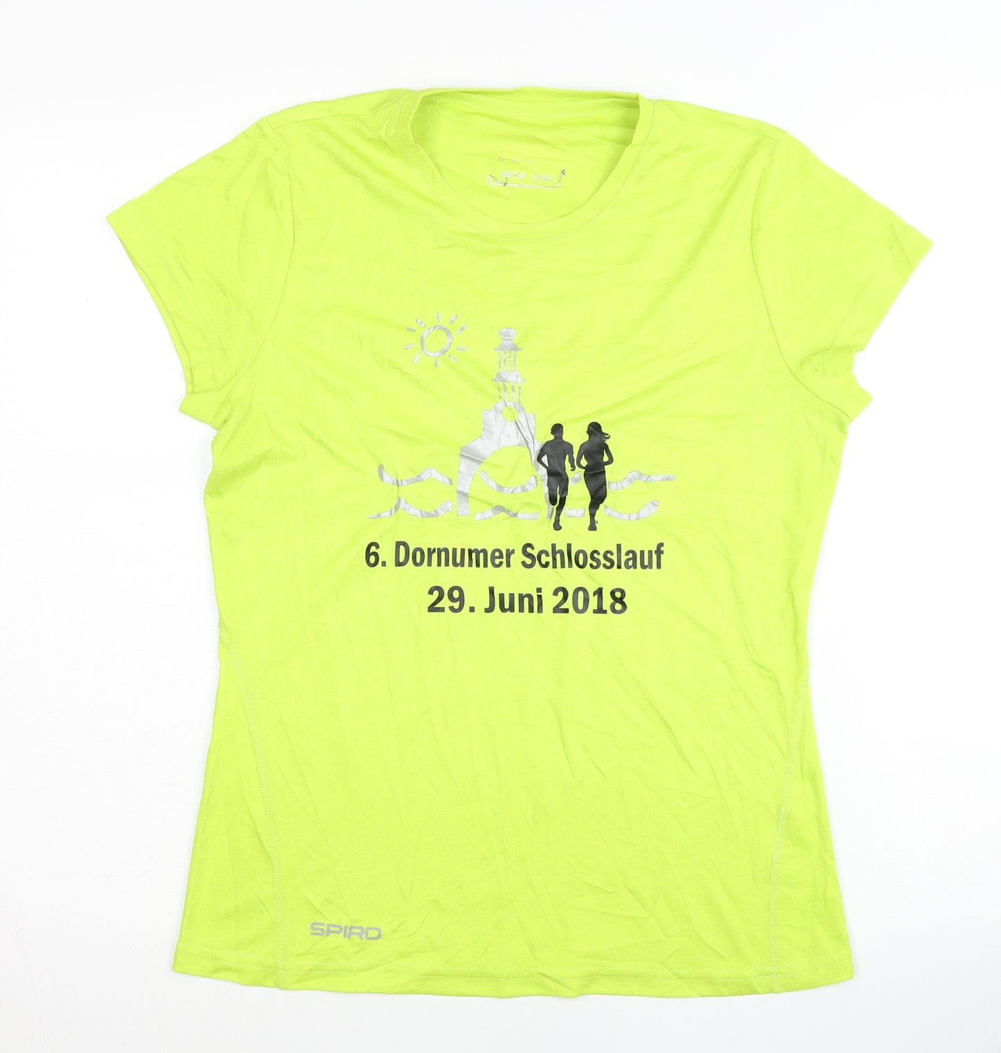 Spiro Women's Green Medium Jersey T-Shirt