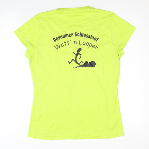 Spiro Women's Green Medium Jersey T-Shirt
