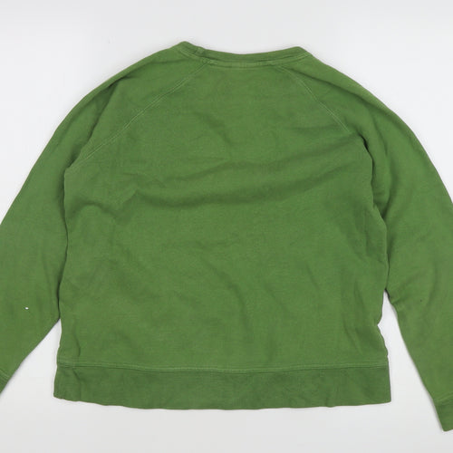 Kim Rogers Women's Green Crew Neck Pullover Sweatshirt S