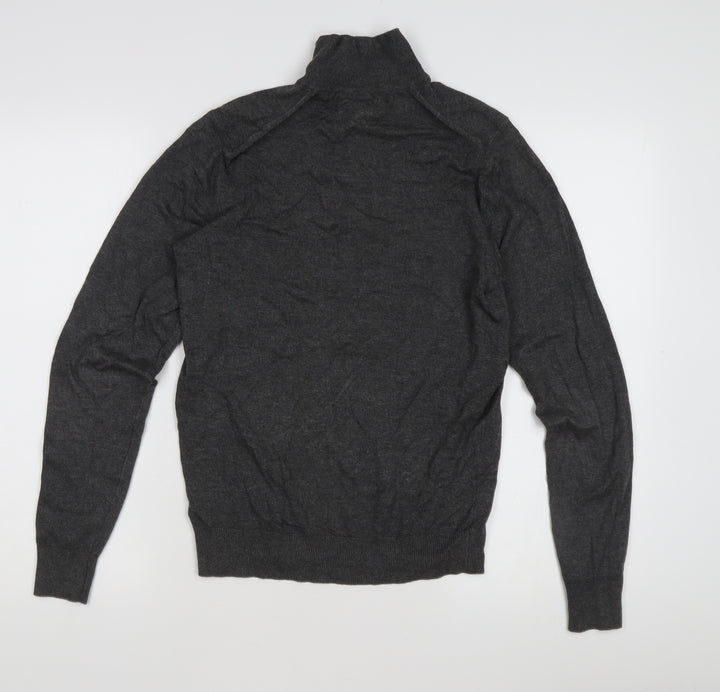 River Island Womens Grey High Neck Jumper XS