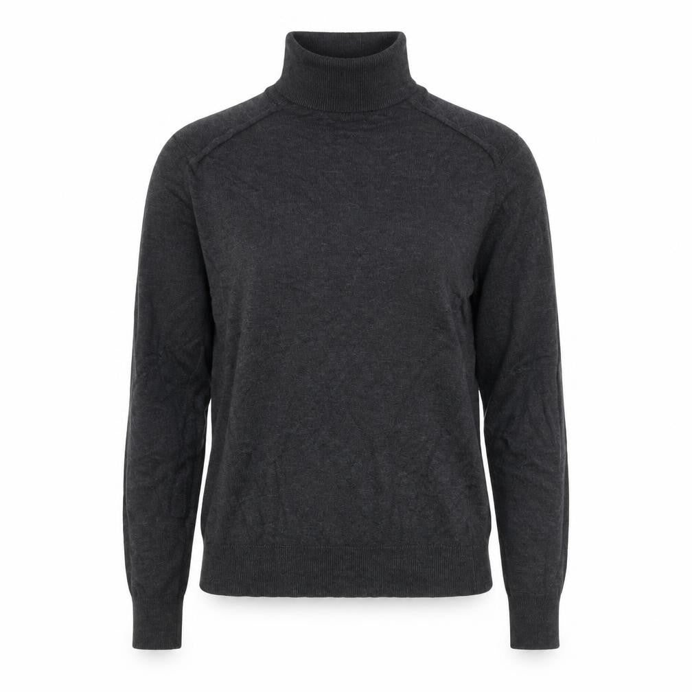 Front view of River Island women’s grey high neck jumper xs