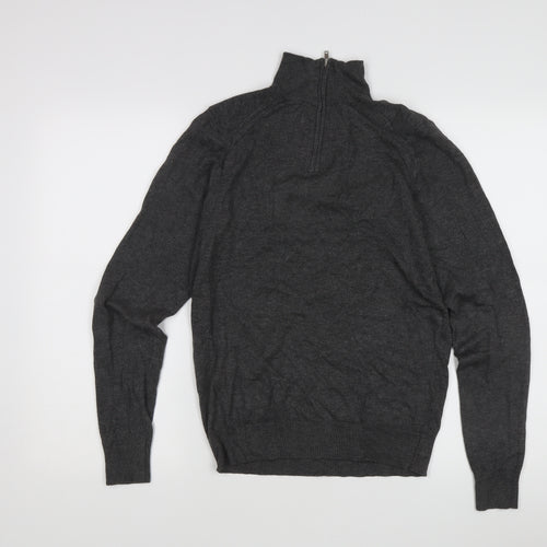 River Island Womens Grey High Neck Jumper XS