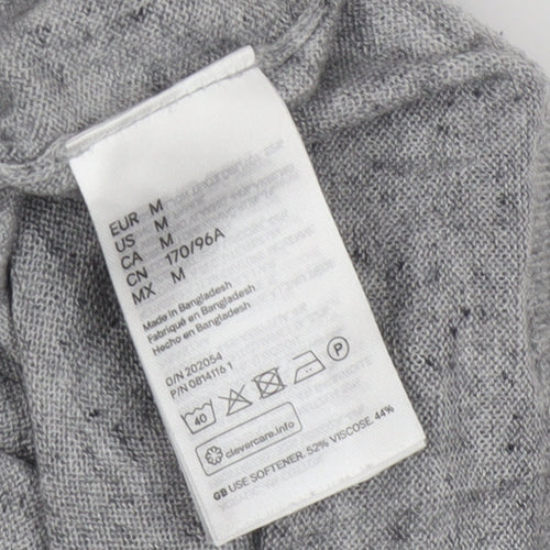 Basics Women's Grey Crew Neck Pullover Jumper M