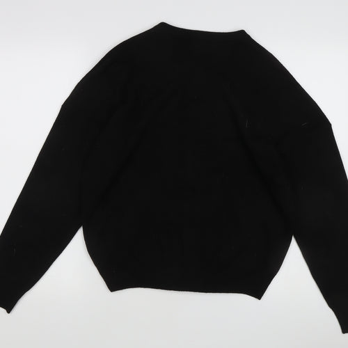 Boohoo Women's Black Full Zip Jumper, Size S