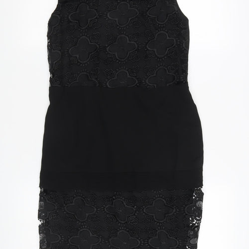 Sophiline Paris Women's Black Sleeveless Sheath Dress S