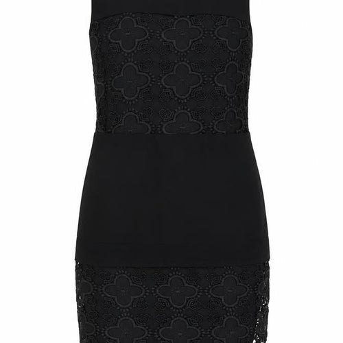 Sophiline Paris Women's Black Sleeveless Sheath Dress S