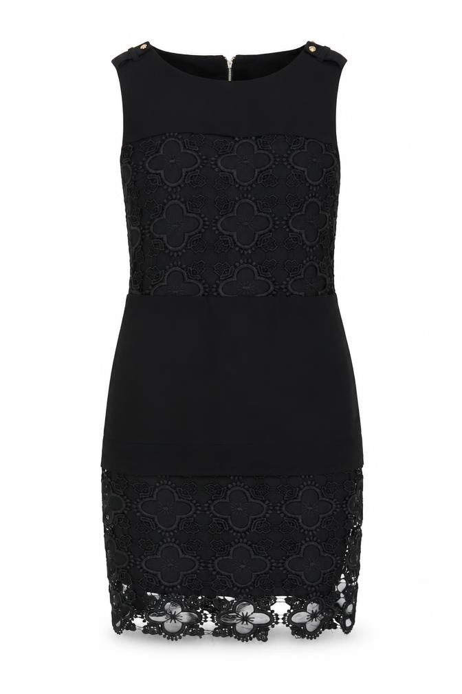Sophiline Paris Women's Black Sleeveless Sheath Dress S