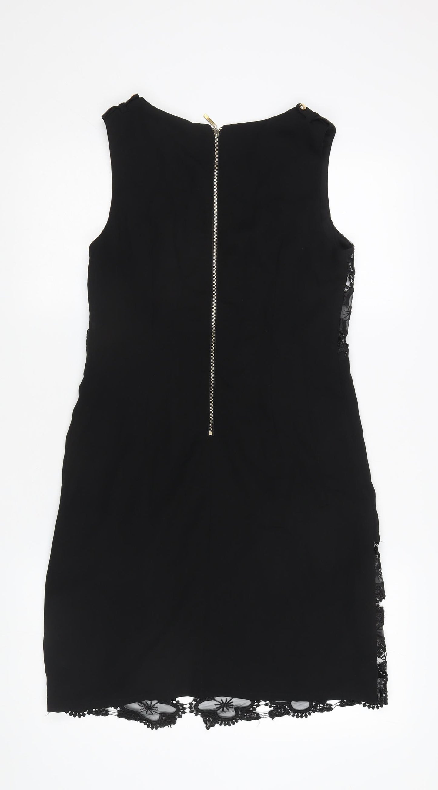 Sophiline Paris Women's Black Sleeveless Sheath Dress S