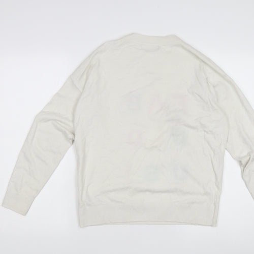 Marks and Spencer Women's White Pullover Jumper