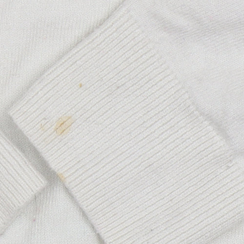 Marks and Spencer Women's White Pullover Jumper