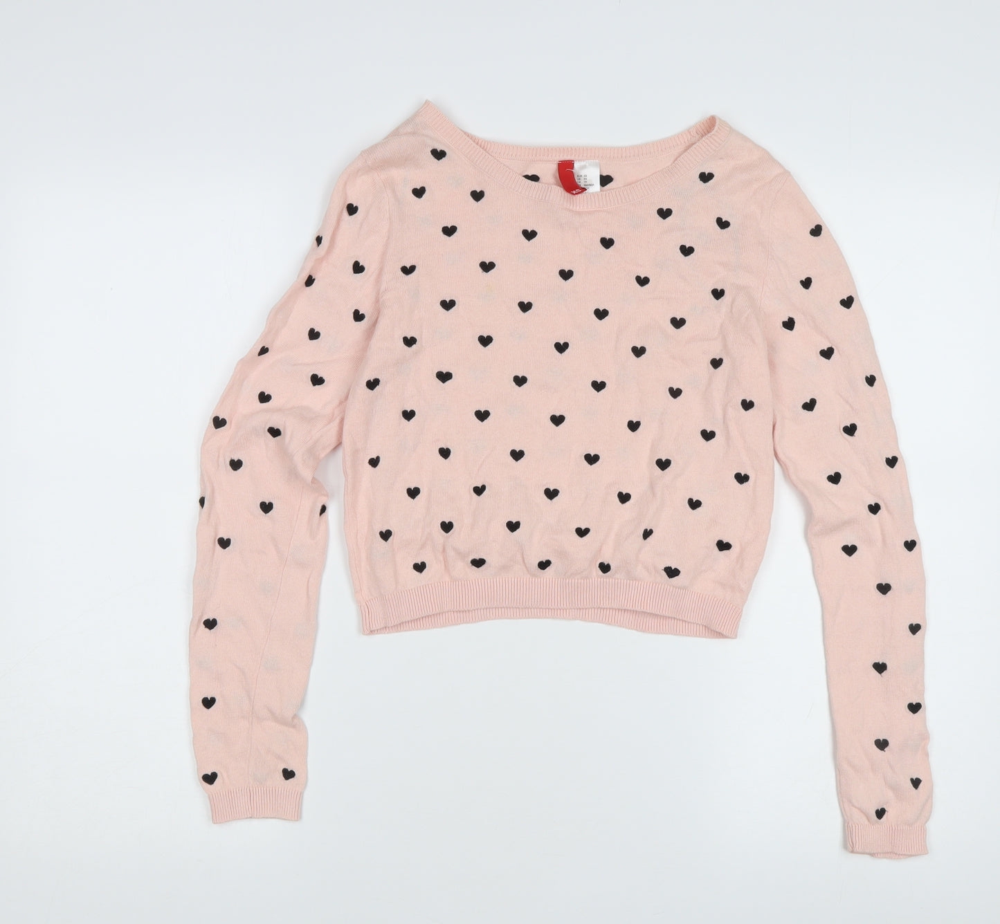 H&M Women's Pink XS Pullover Jumper