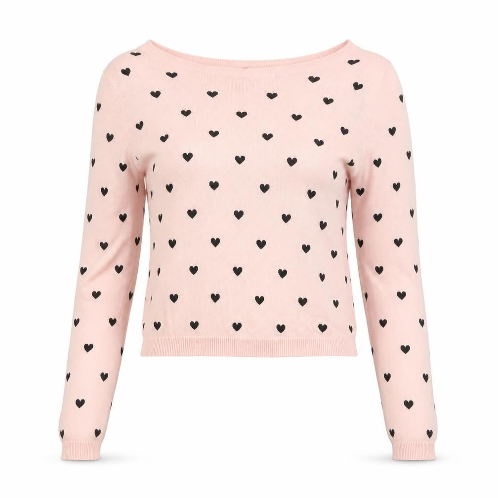 Front view of H&M Women's Pink XS jumper