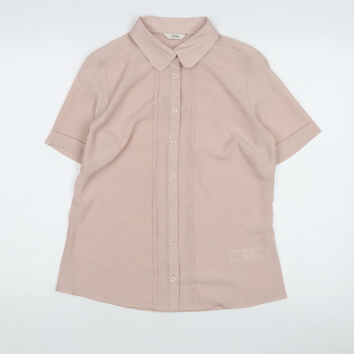 Marks and Spencer Women's Pink Button-Up Shirt