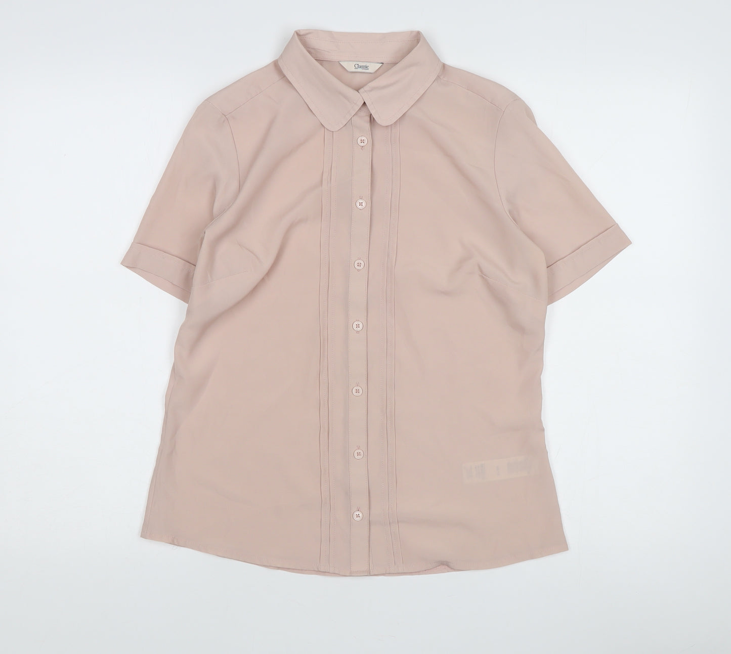 Marks and Spencer Women's Pink Button-Up Shirt