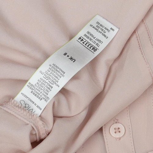 Marks and Spencer Women's Pink Button-Up Shirt