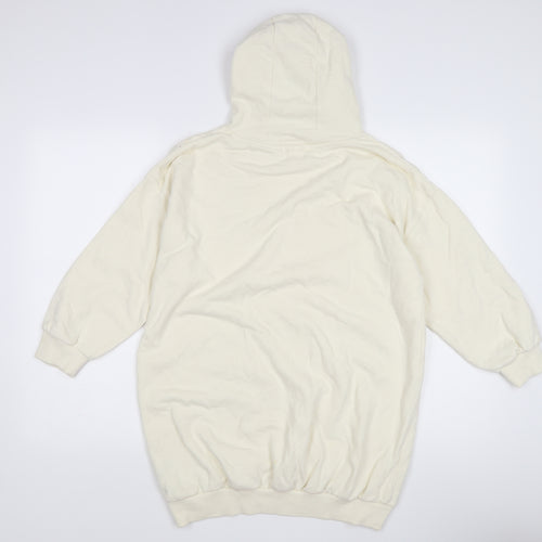 Next Girls Ivory Hoodie, Size 10 Years, Cotton Blend