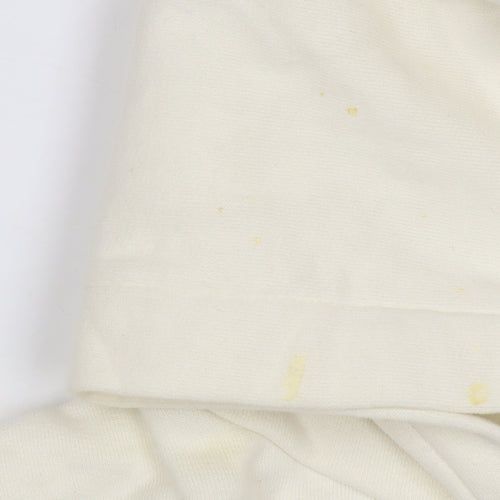 Next Girls Ivory Hoodie, Size 10 Years, Cotton Blend