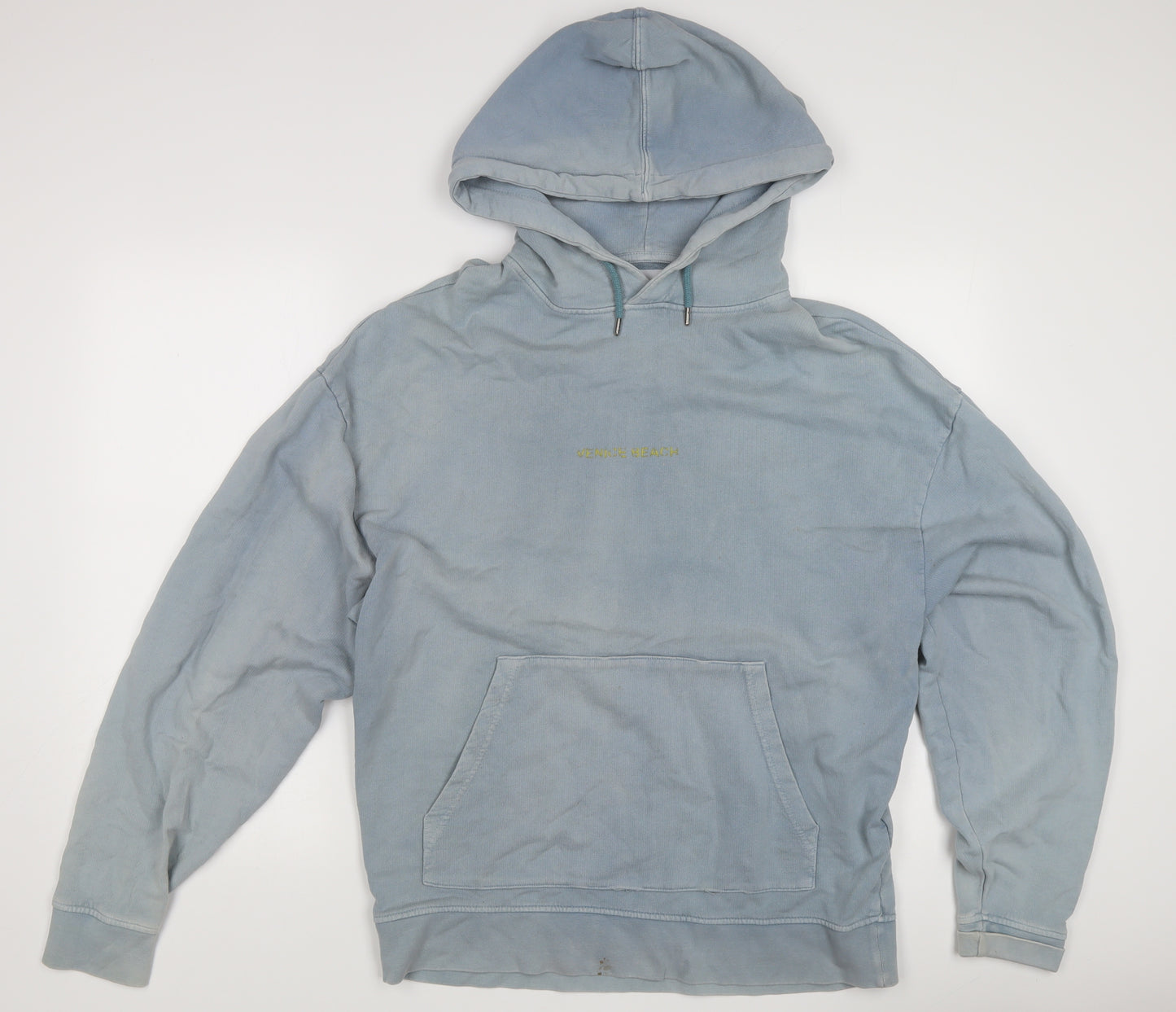 Topman Men's Blue Pullover Hoodie - Size M