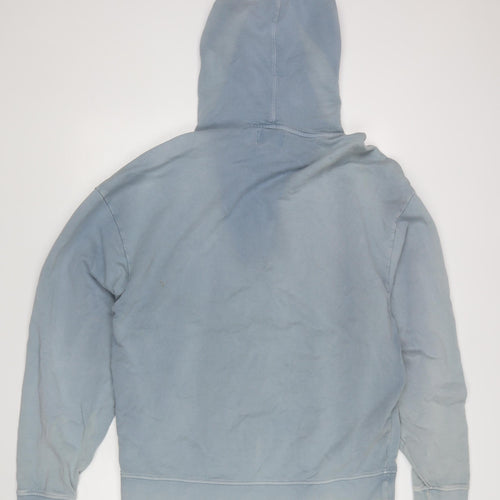 Topman Men's Blue Pullover Hoodie - Size M