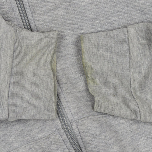 Topman Men’s Grey Full Zip Hoodie, Size S