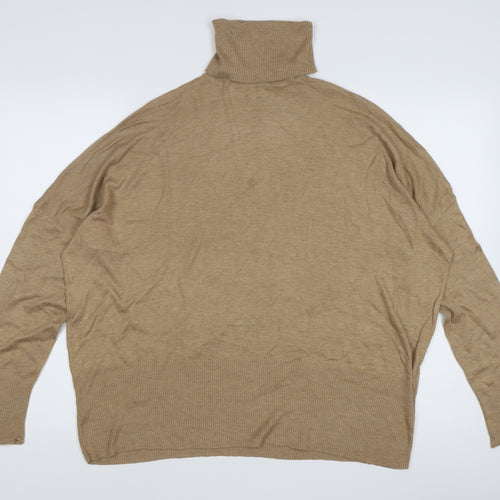 Next Women's Brown Roll Neck Pullover Jumper Size 16