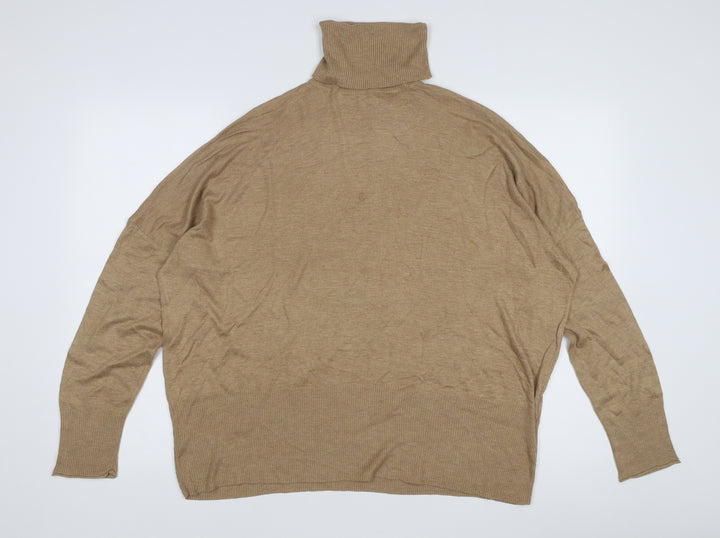 Next Women's Brown Roll Neck Pullover Jumper Size 16