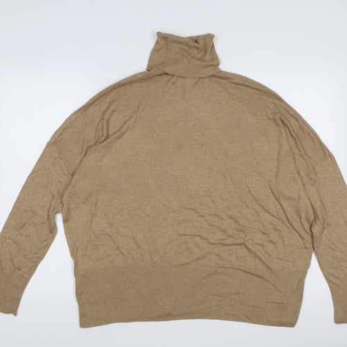 Next Women's Brown Roll Neck Pullover Jumper Size 16