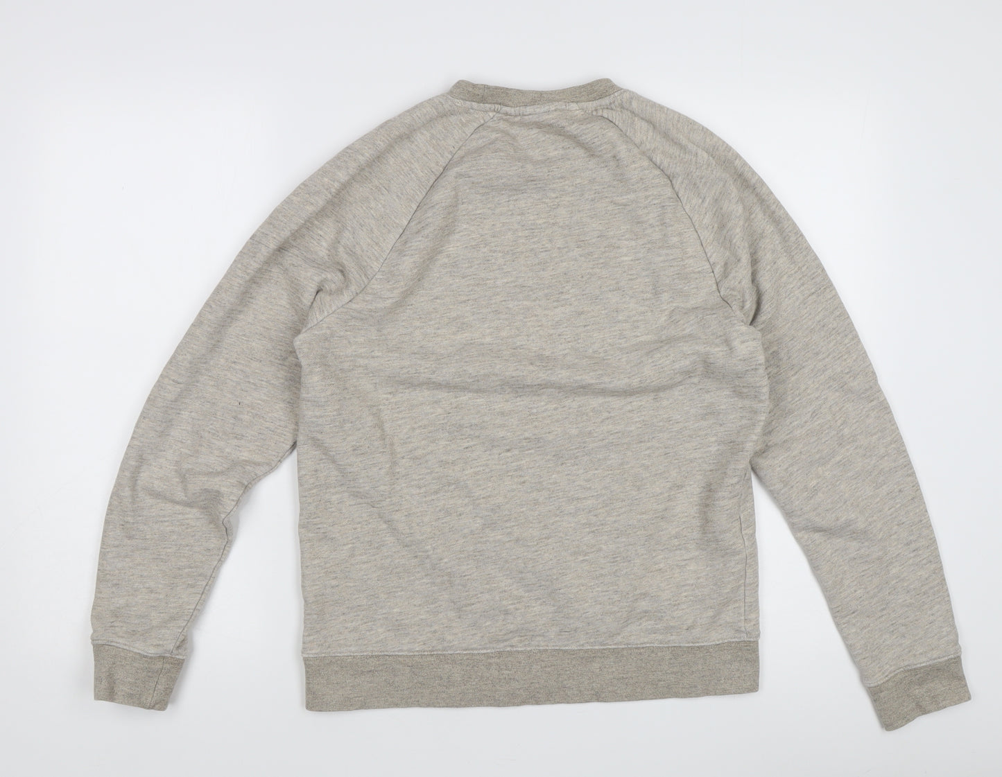H&M Men's Grey Pullover Sweatshirt M