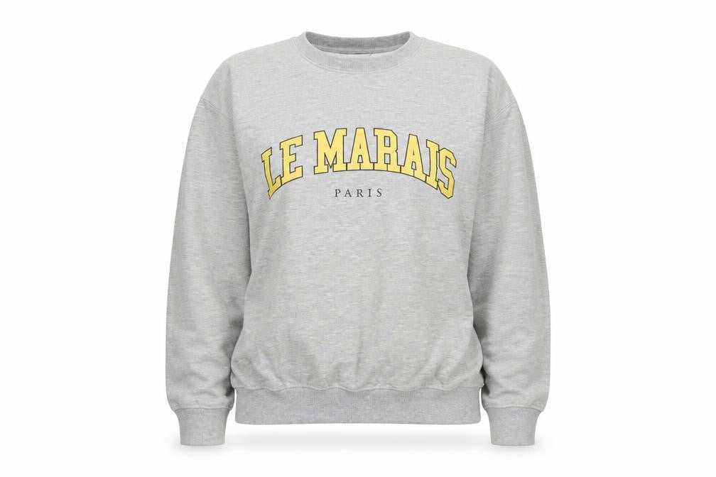 Front view of New Look Women's Grey Pullover Sweatshirt M