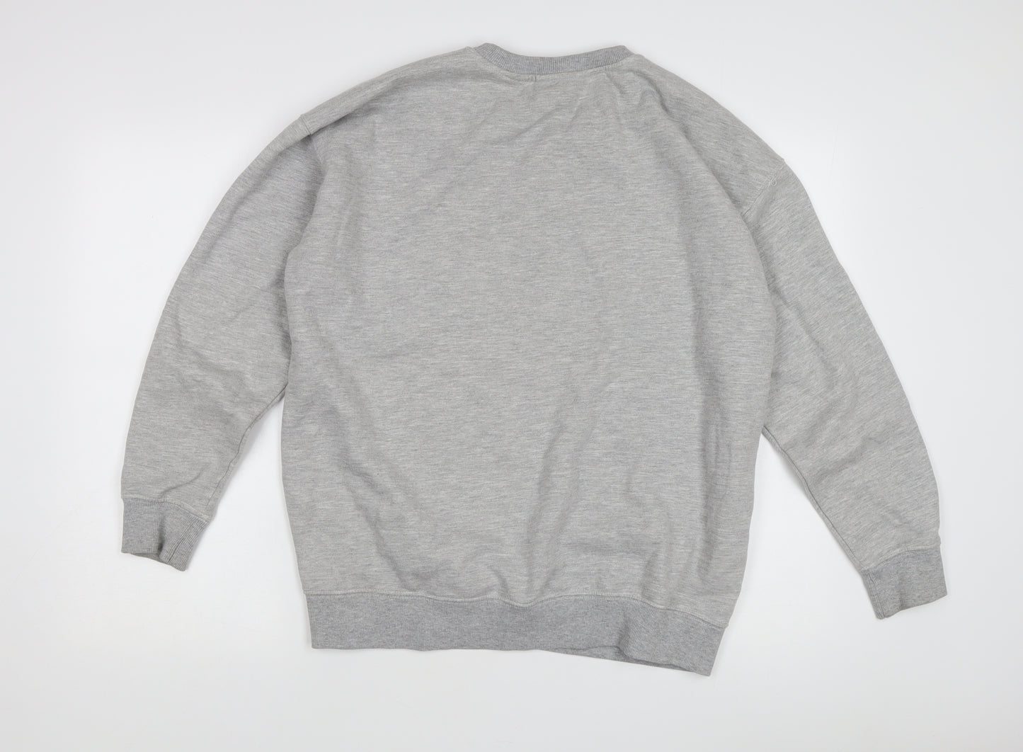 New Look Women's Grey Pullover Sweatshirt M