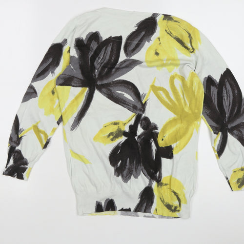 Next Women's Multicoloured Floral Pullover Jumper Size 8