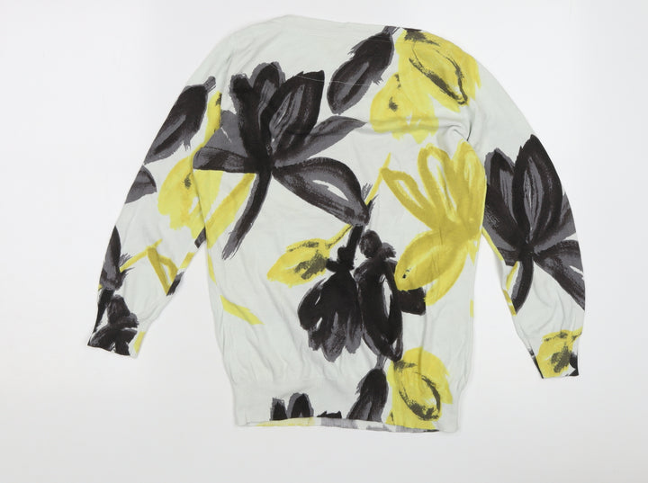 Next Women's Multicoloured Floral Pullover Jumper Size 8