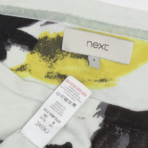 Next Women's Multicoloured Floral Pullover Jumper Size 8