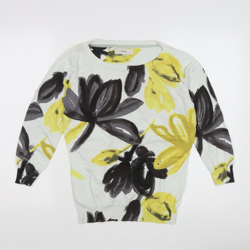 Next Women's Multicoloured Floral Pullover Jumper Size 8