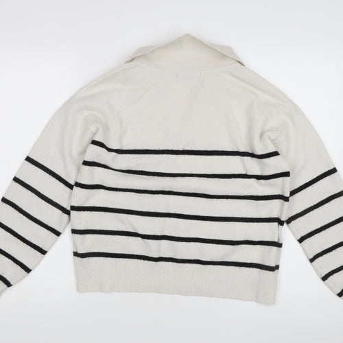 Marks and Spencer Women’s Striped Collared Jumper