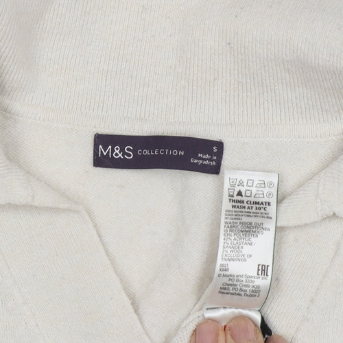 Marks and Spencer Women’s Striped Collared Jumper